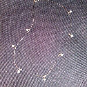 925 pearl station necklace